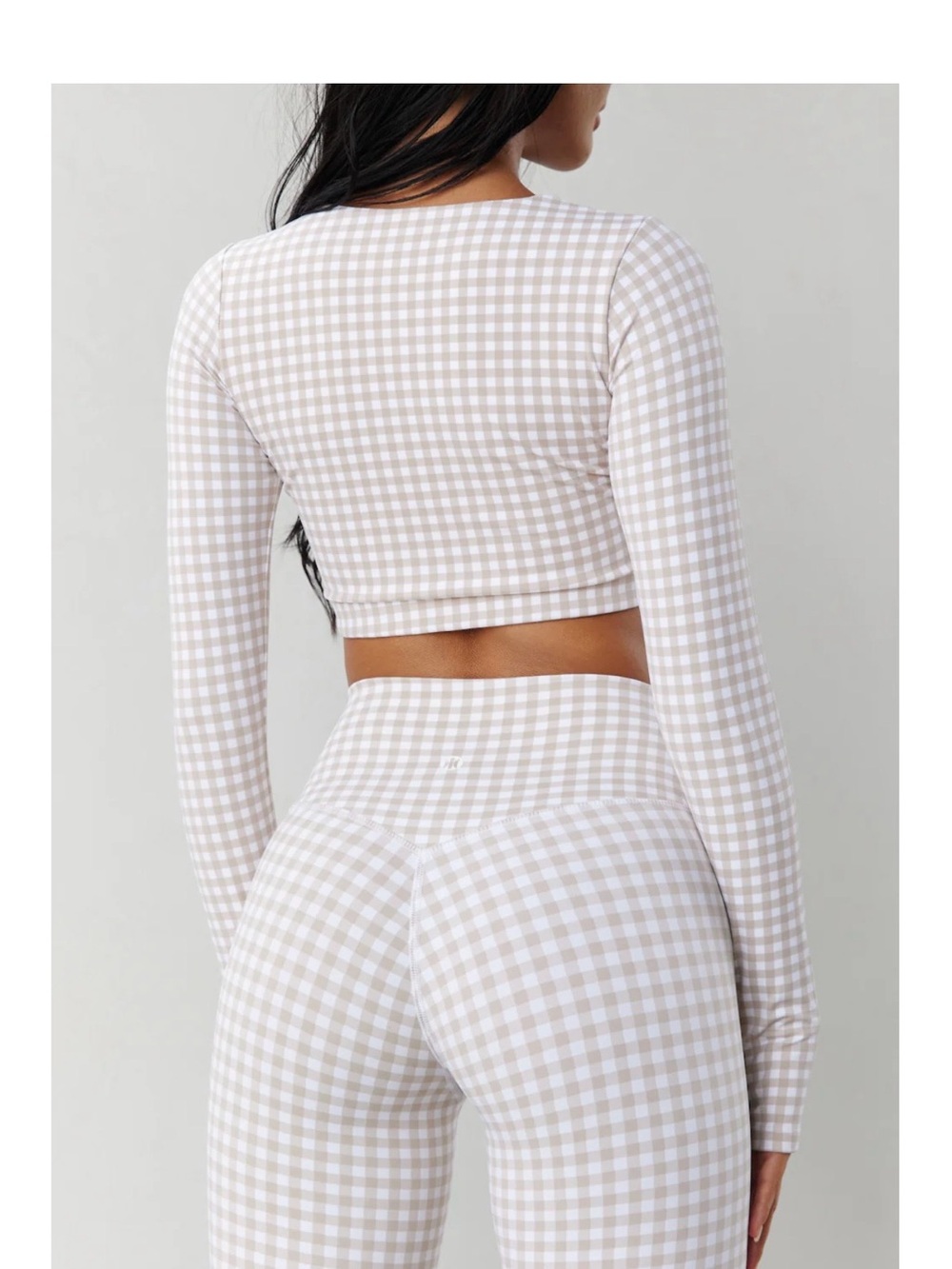 Astoria Activewear Gingham Two Piece Set